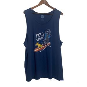 Life is Good Men's Party Wave Surf Tank Top